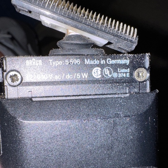 Vintage Braun 5 596 rechargeable trimmer-made in Germany - Picture 4 of 4